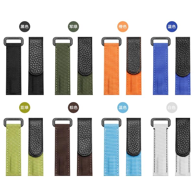 

20mm Nylon Watchband for Rolex Daytona Black Water Ghost Omega Tudor Black Bay Canvas Watch Strap Waterproof Sport Wristband