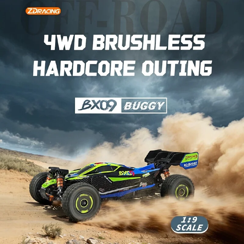ZD Racing RC Buggy 1 9 Scale 4WD Brushless BX09 RTR 4S Compatible Off Road High Speed 75KMH RC Car For Hobby Racing Enthusiasts