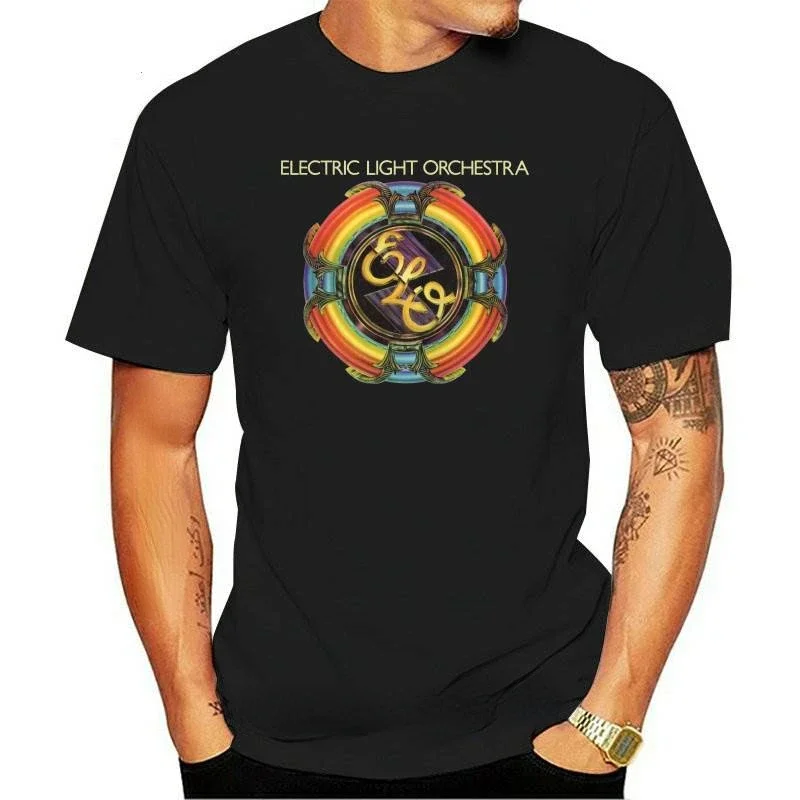 

Summer Short Sleeve Casual Graphic Tee Men Women Hip-hop Streetwear Camisetas ELO Electric Light Orchestra Rock Group T-Shirt