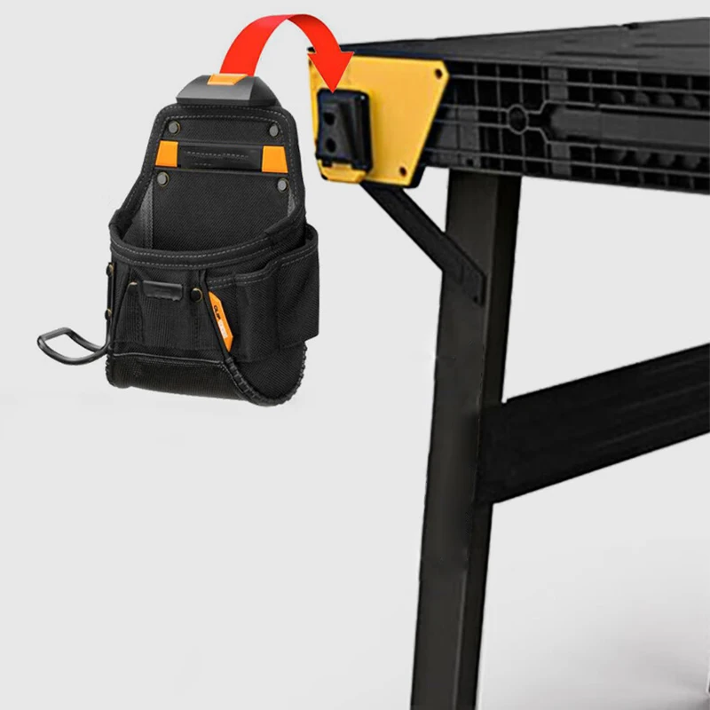 Multifunctional Woodworking Workbench Fast Folding Workbench Sawn Timber Construction Heavy Tool Countertop Table
