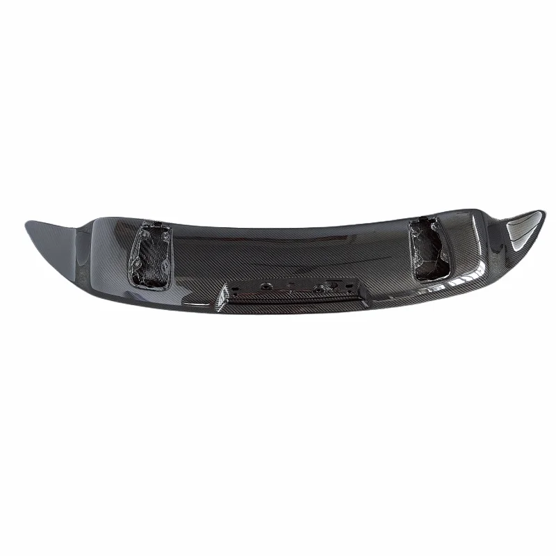 

For Mclaren 650S MP4 12C dry carbon fiber rear spoiler V-style body kit front bumper edge rear diffuser side skirts