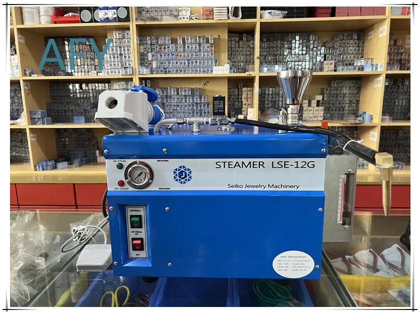 12L Steam Cleaner for High Temperature Vapor Cleaning Machine for Jewelry Cleaning Equipment for Home and Commercial Use