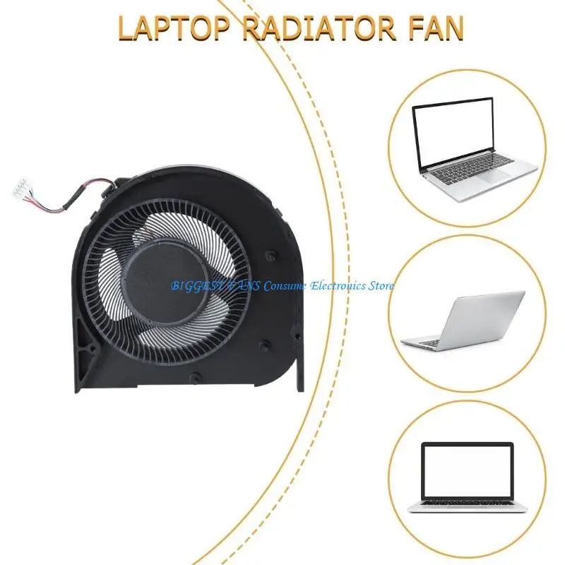 

CPU Cooling Fan Laptop Internal Replacement Fan For L480 L490 L580 L590 Notebook Brushless Motor Quiet