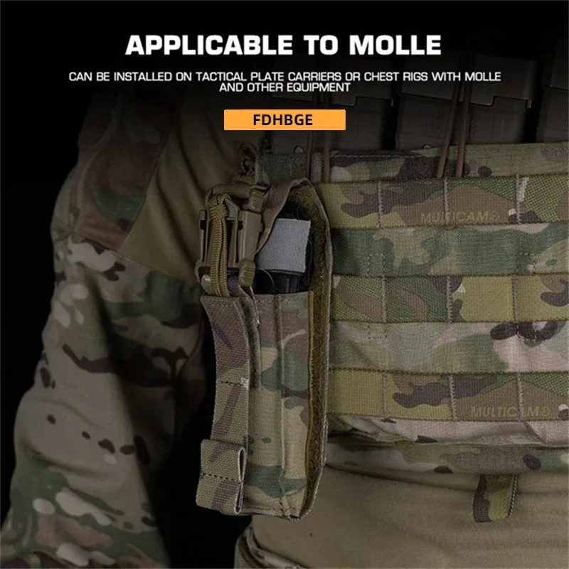 FDHBGE Tactical Quick Tourniquet Pouch Waist Bag Camping CS Shooting Molle System Accessories Outdoor Sports Hunting Equipment