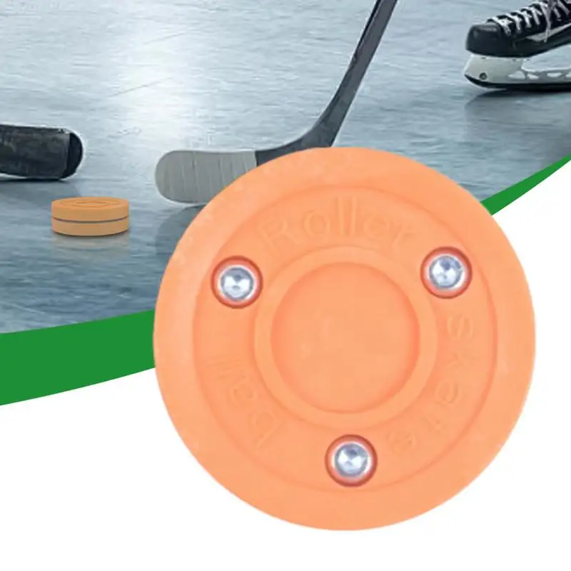 Hockey Pucks Elastic Roller Hockey Pucks Impact Absorbent Outdoor Hockey Street Pucks For Roller Hockey Indoor Smooth Ground