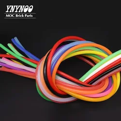 Technical Parts 5102 Tubes Hose 4mm D. 48L V2 for Reinforced Cylinder Pneumatic Pump MOC Building Blocks Bricks Toys 26439 21670