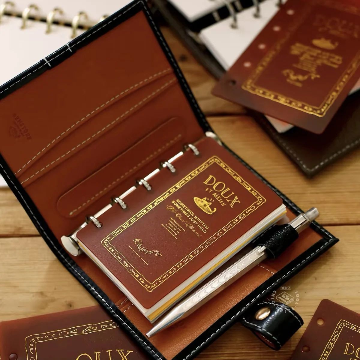 Separadores de PVC con Estampado en Caliente para Encuadernación, Tamaños A6, A7, M5, Páginas Separadoras de Índice, Decorativas para Cuadernos y Diarios