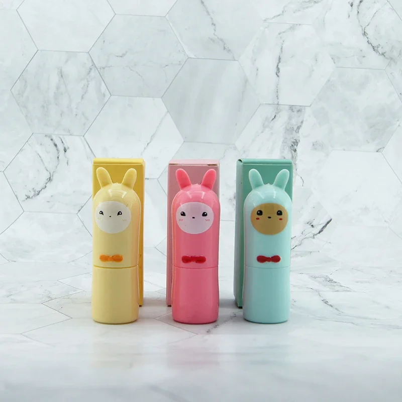 1 Uds. Tubos vacíos de bálsamo labial de Alpaca de dibujos animados contenedor de almacenamiento de lápiz labial botella contenedores vacíos brillo de labios embalaje de maquillaje de viaje