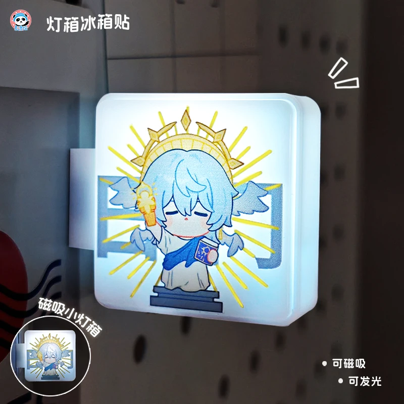 Honkai: Star Rail Sunday Anime Cosplay caja de luz atracción magnética imán de refrigerador brillo pantalla señales de luz regalo de Halloween