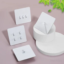 White Matte Stainless Steel Panel Retro Brass Wall Lamp Toggle Switch AC110-250V 1-4 Gang 2 Way EU France UK USB Socket for Home