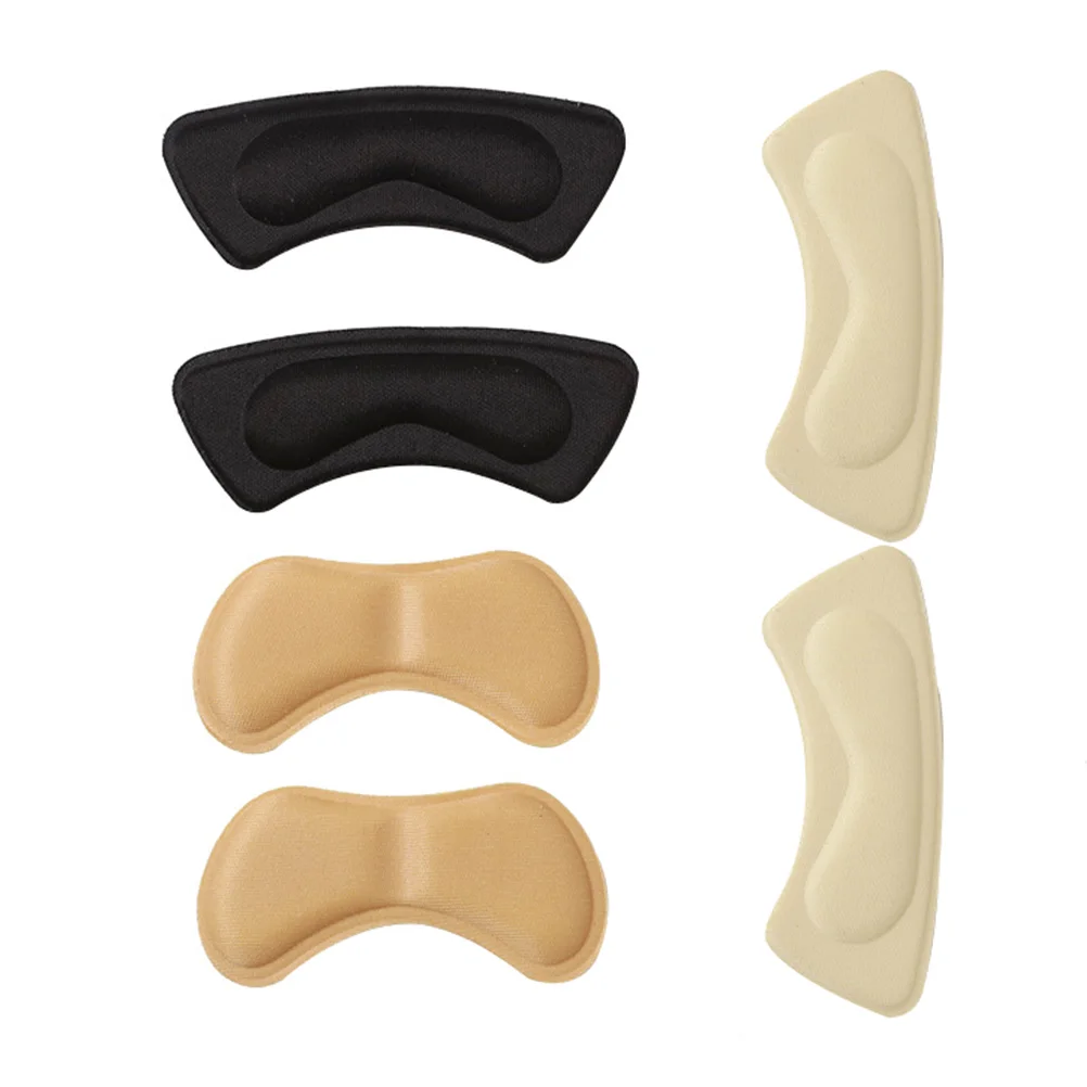 

3 Pairs Black Wear-resistant Shoes Heel-proof Insole Thickened Pad Abrasion-proof Feet Care Anti-drop Heel Pads Foot Heel Pads