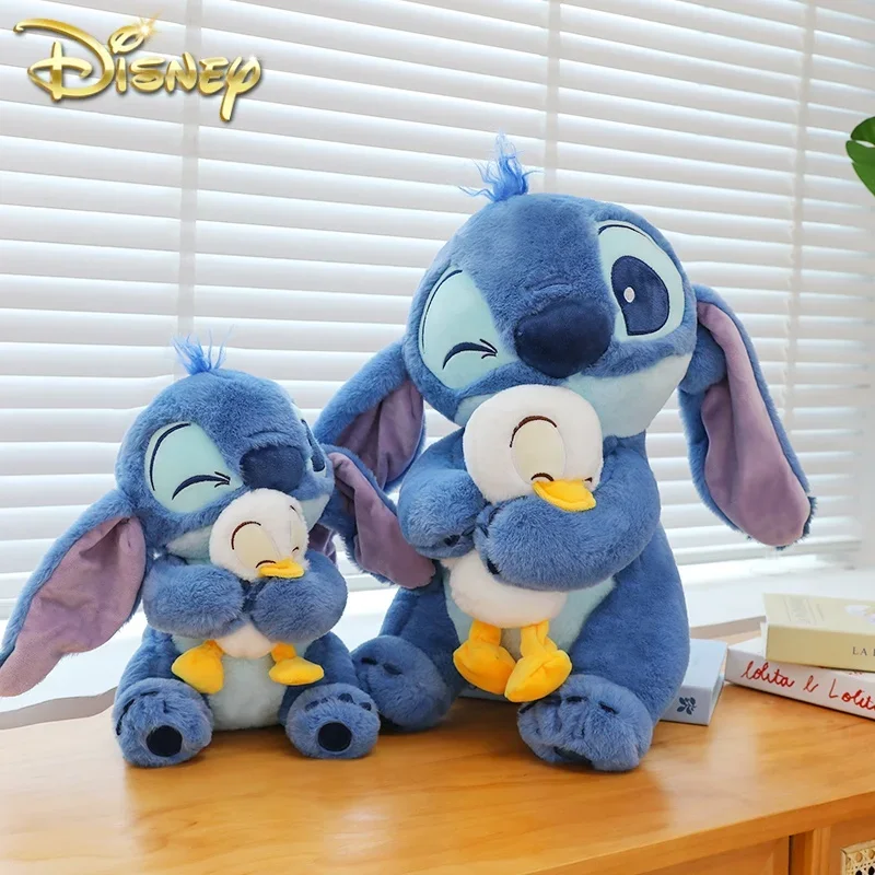 

Disney Lilo & Stitch Plush Toy Cartoon Embrace Donald Duck Stuffed Doll Anime Collection Souvenir Birthday Gift Toy