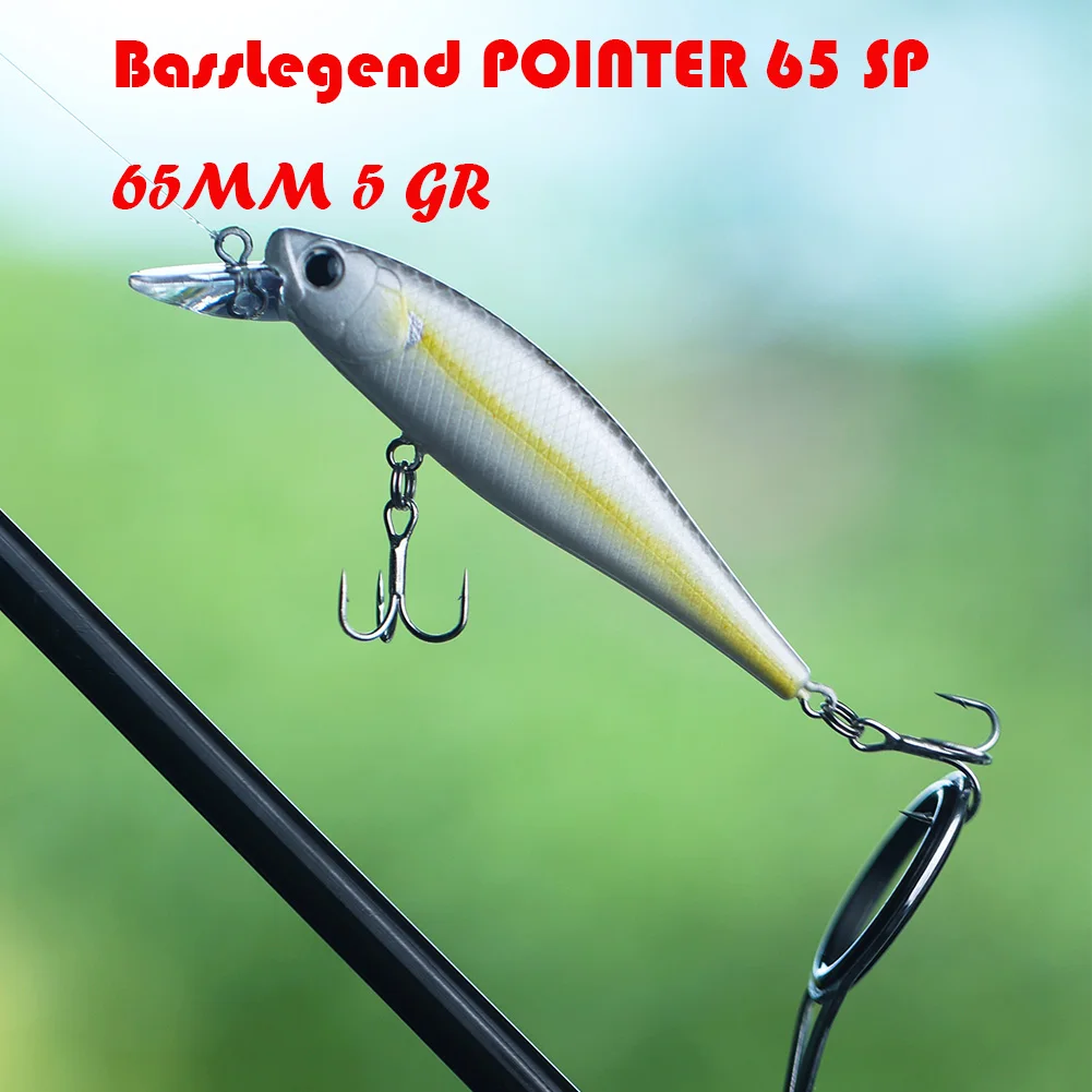 BassLegend Vissen Kunstaas Opschorting Minnow Ondiepe Wobbler Jerkbait Shad Bass Pike Lokken 128 SP 78 F 65 SP