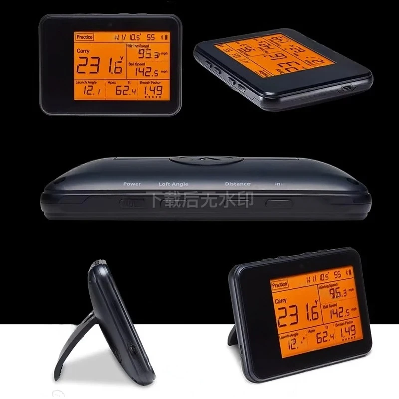 Portable Golf Swing Action Data Analyzer LCD Display Swing Speed Launch Monitor