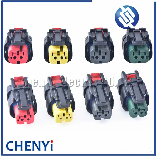 Auto impermeable de 2 pines 776522 -1/2/3/4 776427 -1 Conector de válvula solenoide de árbol de levas con enchufe de sensor para excavadora CAT Carter