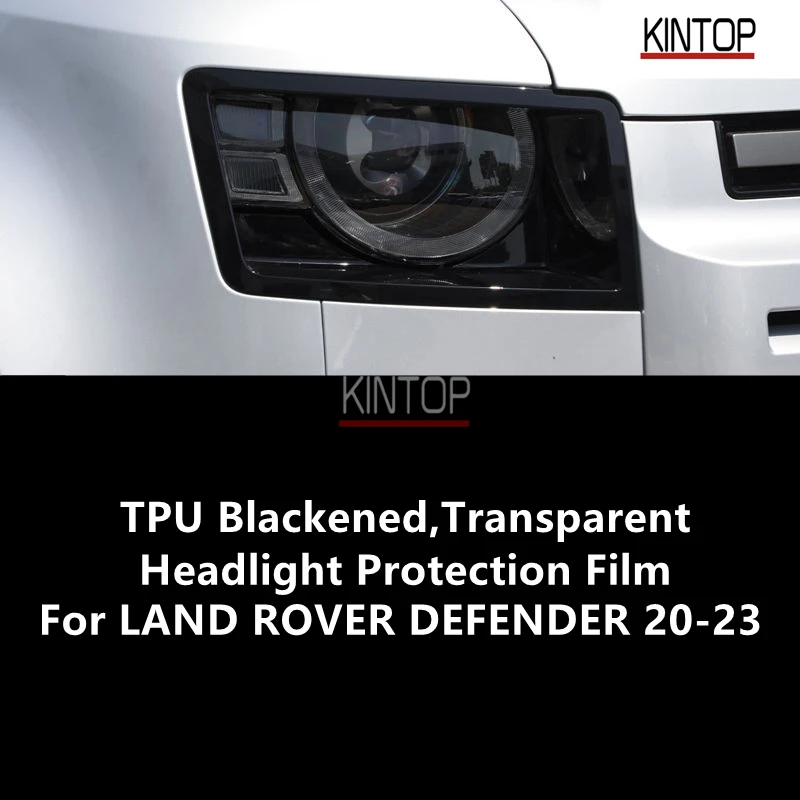 

For LAND ROVER DEFENDER 20-23 TPU Transparent Headlight Protective Film, Headlight Protection, Film Modification