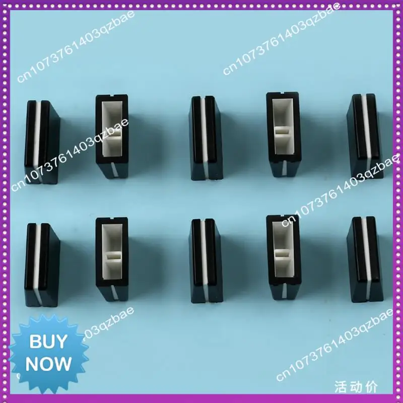 Hot Ltem 10Pcs Fader Caps Mixer Fader Slider Knobs Replacement Buttons Caps For Mixer Console Accessories