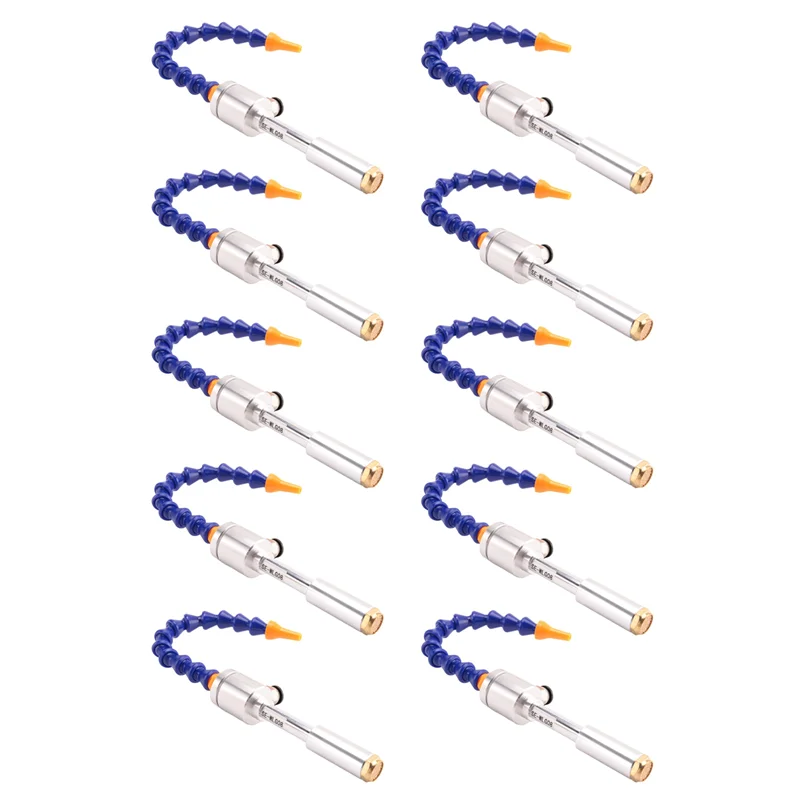WORTHOWN-10X Small Vortex Tube Cooler SE-WLG08 Vortex Tube + Joint Universal Tube Mini Vortex Cold Air