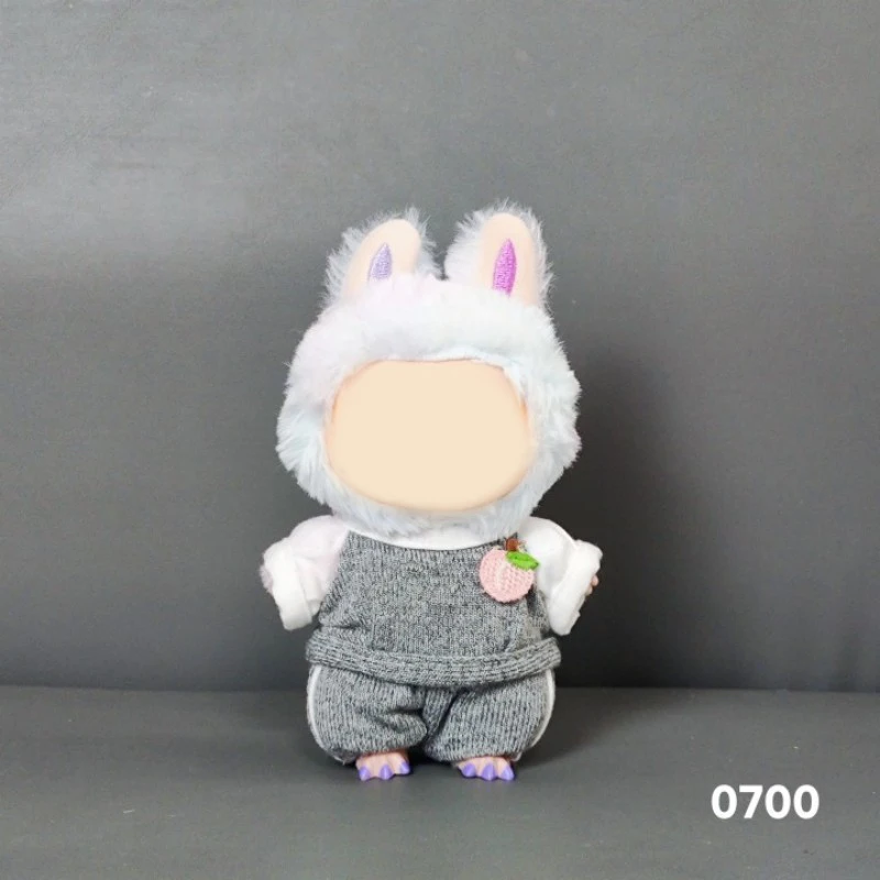 

Suitable for 17cm Labubu Doll Clothes Fashion Clothes Hoodies Doll Clothes Color Match Hoodies Dolls Accessories Cute Decoration