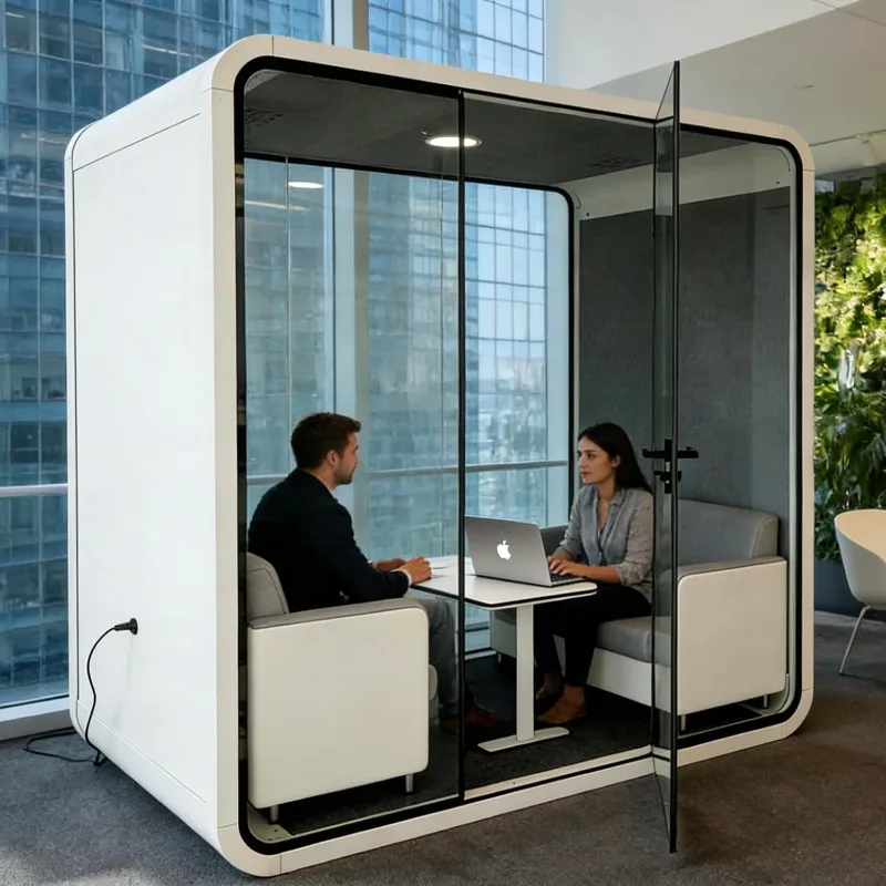 Portable Soundproof Booth for Recording Studio, Voice Isolation Pod for Home Music Vocals, Vocal Booth for Audio Production