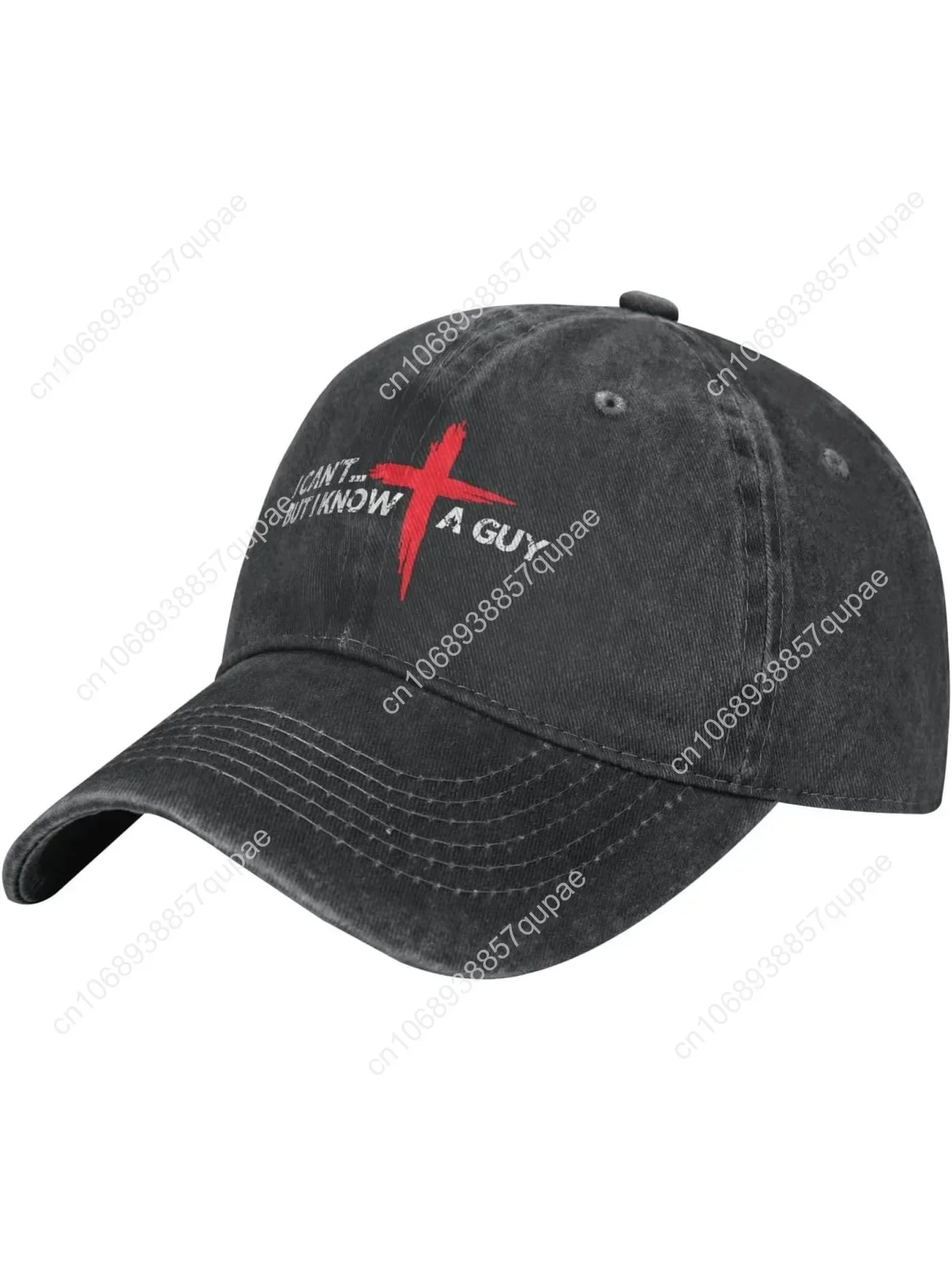 

Jesus Crosses Funny Christians Hats for Men Baseball Cap I Can't But I Know A Guys Sport Caps for Mens Hiking Hats