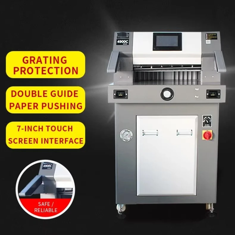 4900C Wholesale Semi-Automatic Electric Hydraulic Guillotine Paper Cutter Cutting Machines