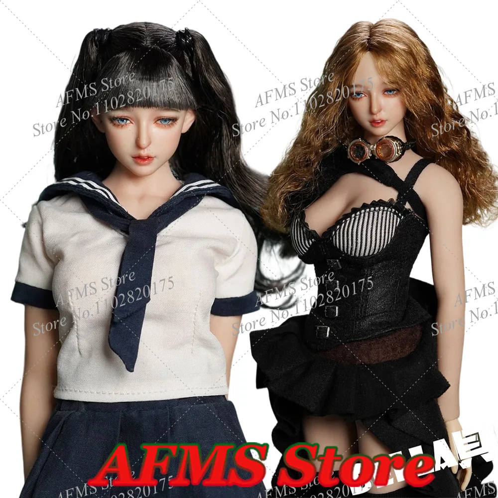 

KIDKING KKP004 1/6 Scale Collectible Figure Bella Head Sculpt Anime Eyelash Hair Sculpture Model Fit 12'' Action Figure Body