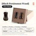 2pcs Black Persimmon