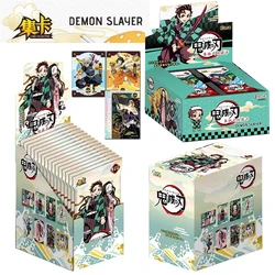 New Demon Slayer Cards Kimetsu No Yaiba Anime Character Tcg Game Kamado Tanjirou Nezuko Rare GSP AR SSR Cards Children Toy Gift