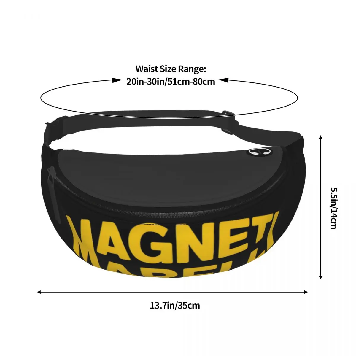 Magneti Marelli klassische Gürtel tasche Merch trendy für Frauen Brusttasche