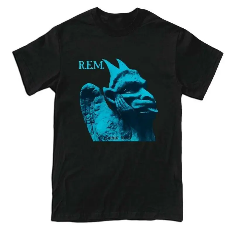 REM R.E.M Chronic Town Album Cover Rock Band Men's T-shirt Tee Size S-5XL