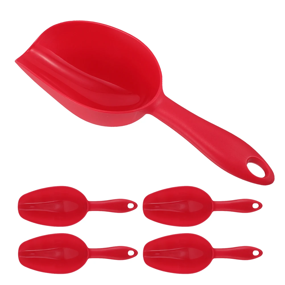 

5 Pcs Shovel Mini Sugar Food Candy PP Snack Scoop Tea Serving Spoon Protein Powder French Snack Scoop Kitchen Tool