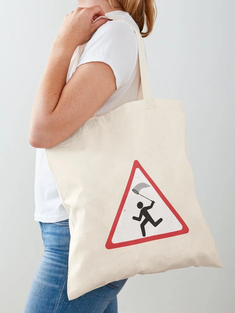 

Attention! Entomologist! Tote Bag large size bags tote bag men Customizable tote bag