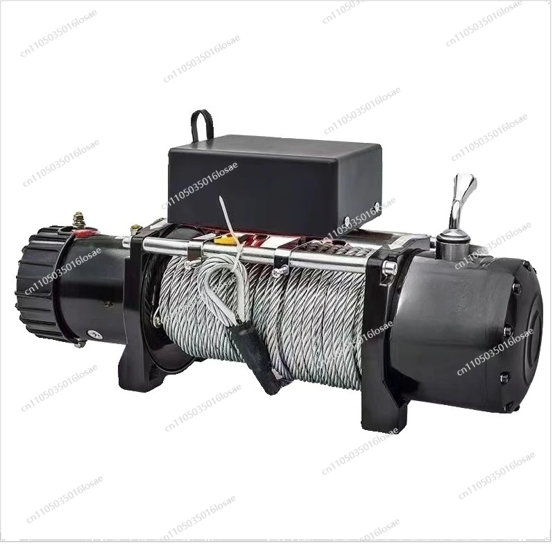 Electric Winch 12V Off-road Vehicle Self-rescue Traction Winch Car Winch 24v Electric Vehicle Small Crane