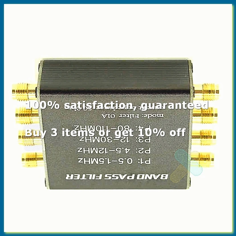 Malachite Radio Pre-Filter BPF Bandpass Filter 50 Ohm SMA Socket-DT30