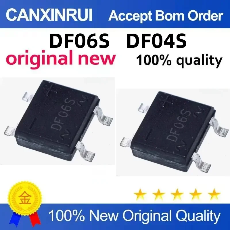 (5 pieces) rectifier bridge stack patch DF06S DF04S SOP-4 brand new in stock