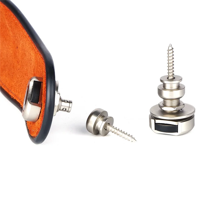 

YQJ-tGuitar Tail Pegs Guitar Auto-Locking Back Strap Buckle Acoustic Guitar Electric Guitar Bass with Locking Tail
