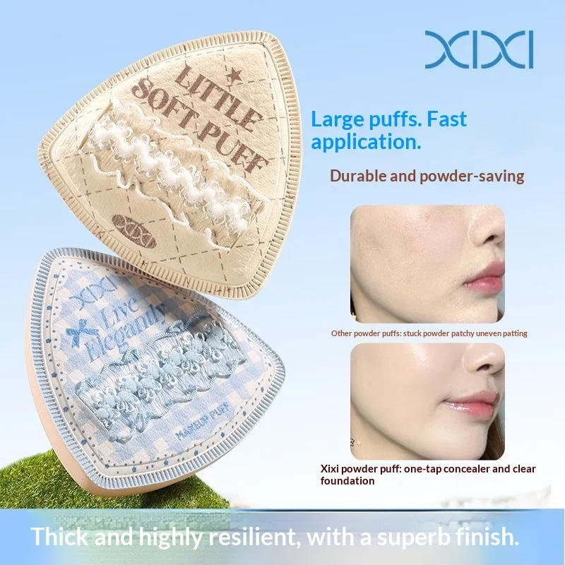 XIXI Latex Free Makeup Sponge Wet Dry Use Soft Extra Thick Foundation Cream Powder Blending Sponge Face Cosmetic Makeup Tool