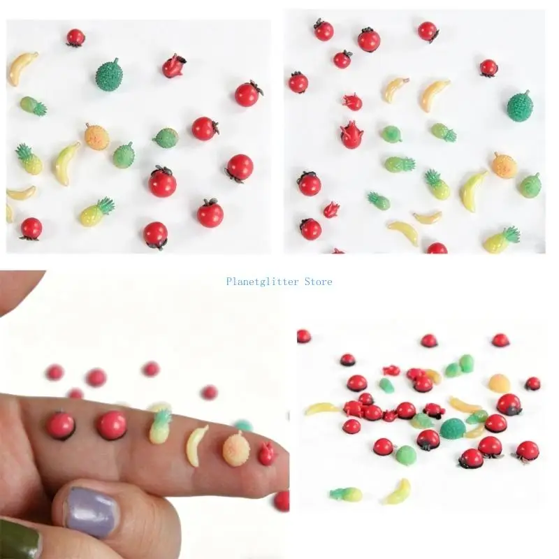652B Miniature High Silicone Mould For Pineapple Banana Projects