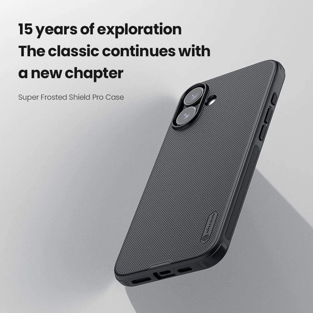 Für iPhone 16 Fall Nillkin angepasst Fall für iPhone 16 hochwertige super gefrostete Schild Fall matte PC-Abdeckung – Detail 1