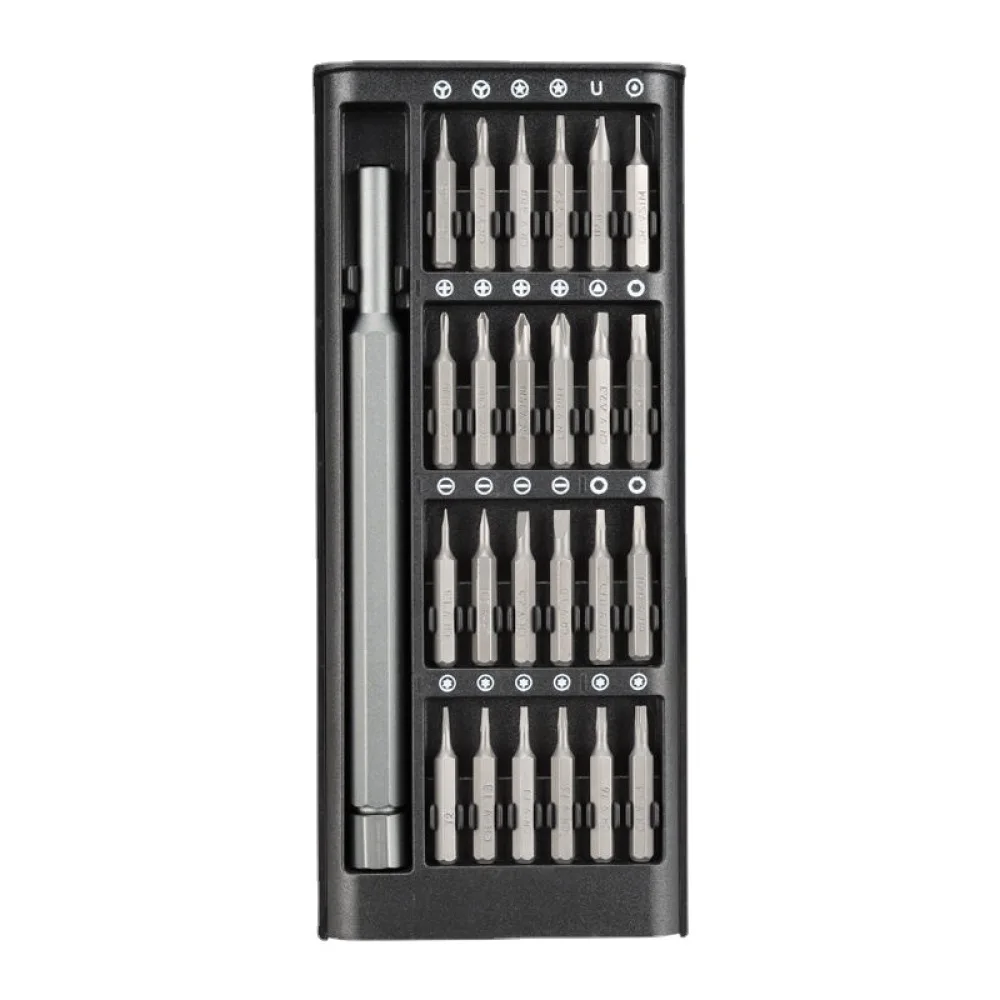 Portable Precision Screwdriver Kit Magnetic Alloy Steel Bit For Small Appliances Mobile Phone Camera Electronic Assembly