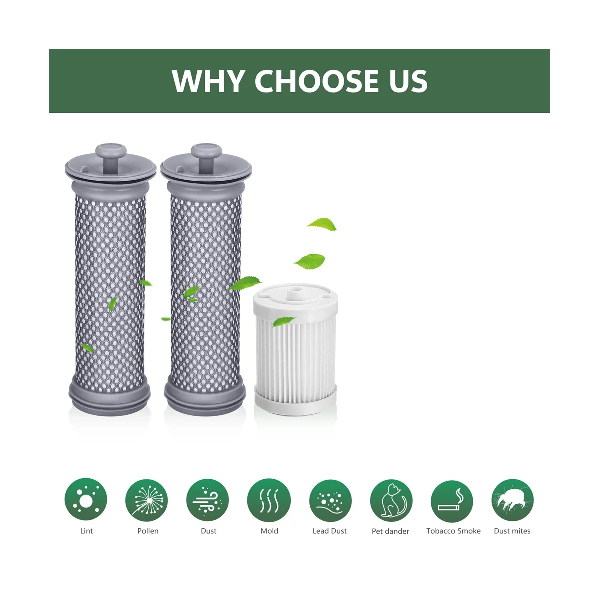 HEPA 필터 호환 진공 청소기 액세서리, Tienco A10 Hero/Master, A11 Hero/Master