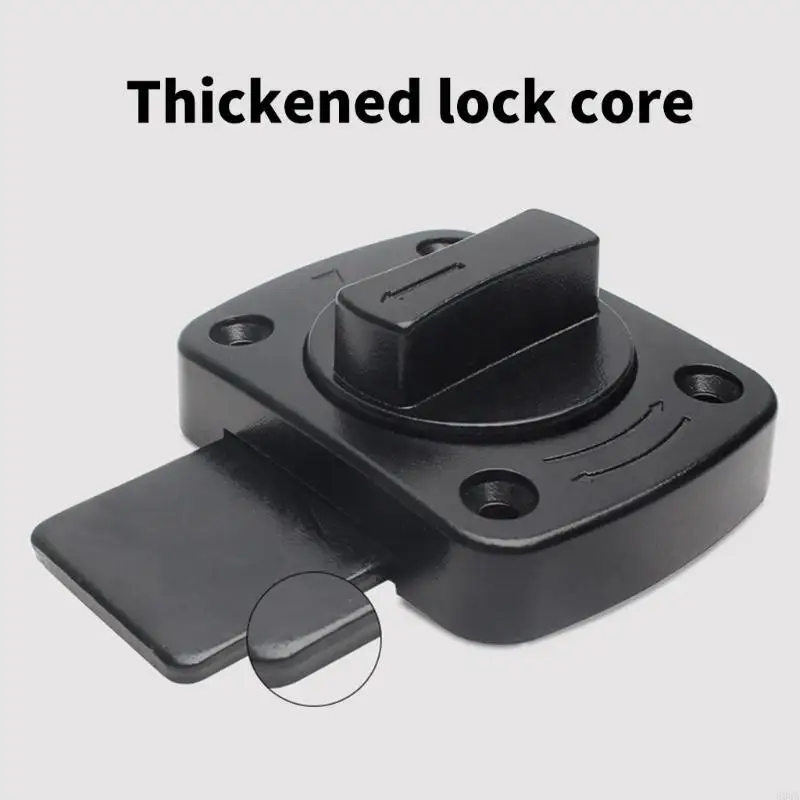 Upgrades Rotating Bolts Secure Locks Pet Safety Lock Heavy Duty Rotating Latches Bathroom Privacy Lock set for Door 