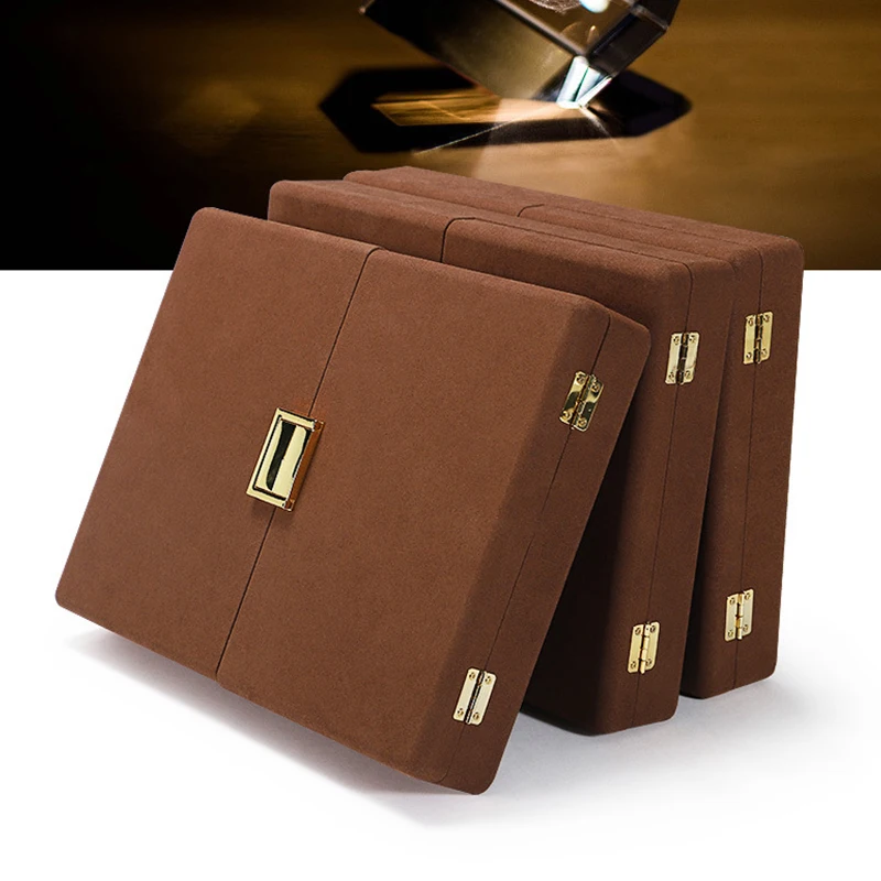 Double-opening lid-ring pendant jewelry box, jewelry display tray, necklace and bracelet storage box