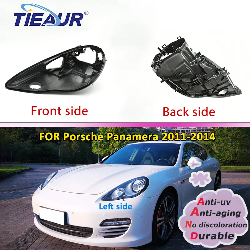 

Headlight Backing Shell-Cover for Panamera Front Bottom Housing Base Replacement 2011 2012 2013 2014 Lamp Holder DIY