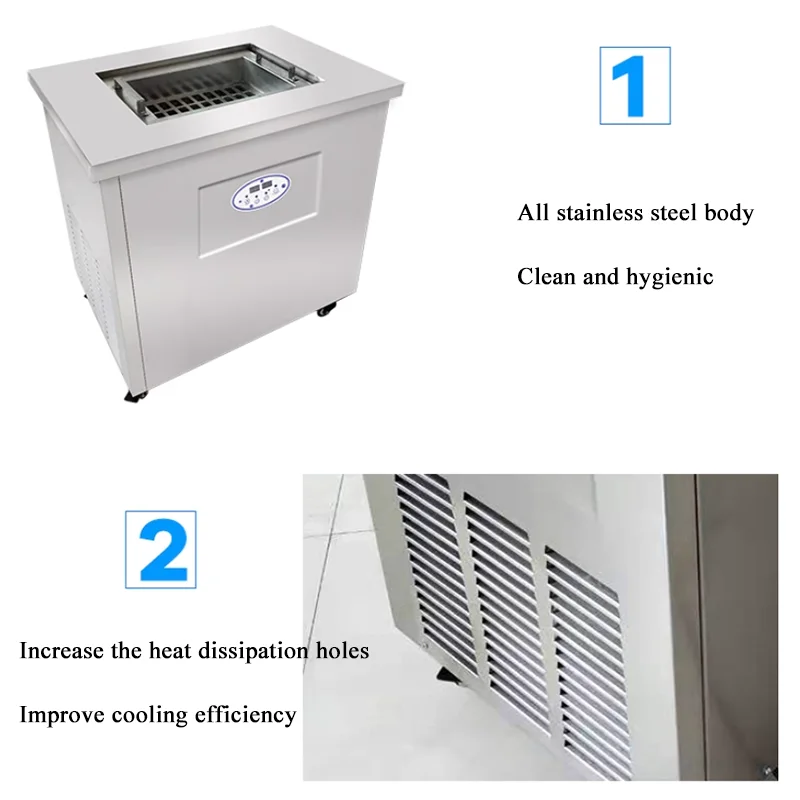 Popsicel Making Machine Hot Sale 1 Mould Automatic Spinning Popsicle   Ice Cream Machine