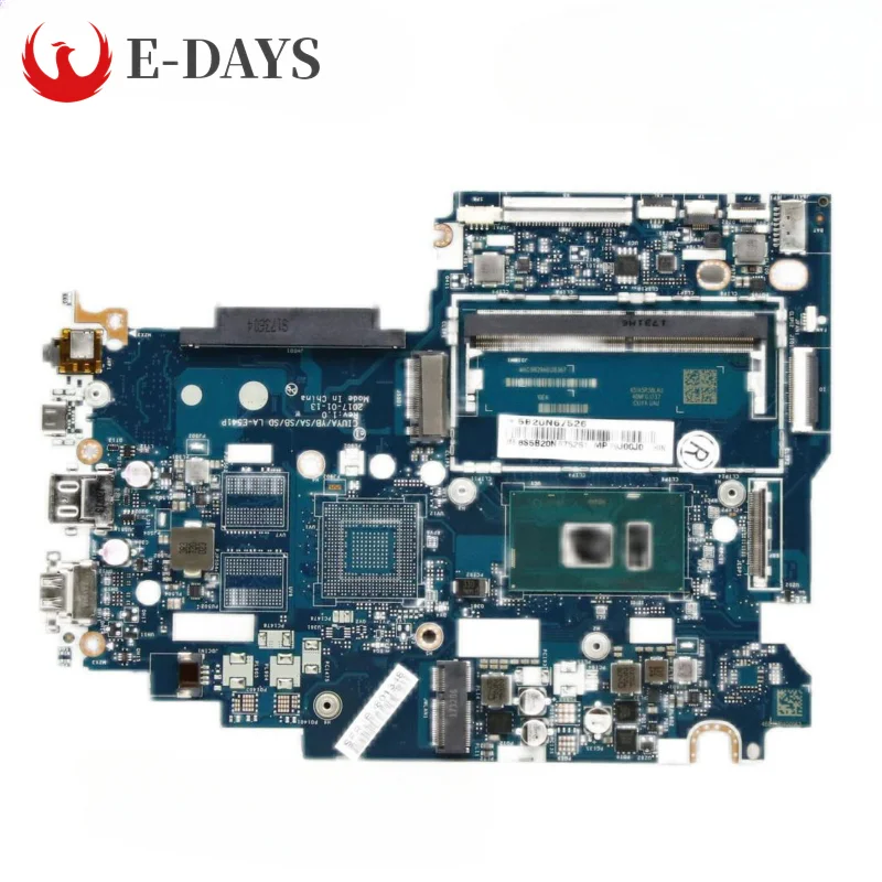 

For Lenovo Yoga 520-14IKB Ideapad Flex 5-1470 Motherboard LA-E541P Mainboard CPU I5-7200U UMA 100% Tested OK