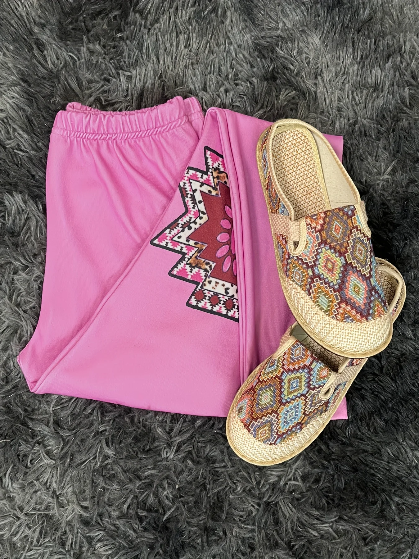 Calças femininas com fundo rosqueado casual solto ajuste calças de cintura alta para senhoras plus size