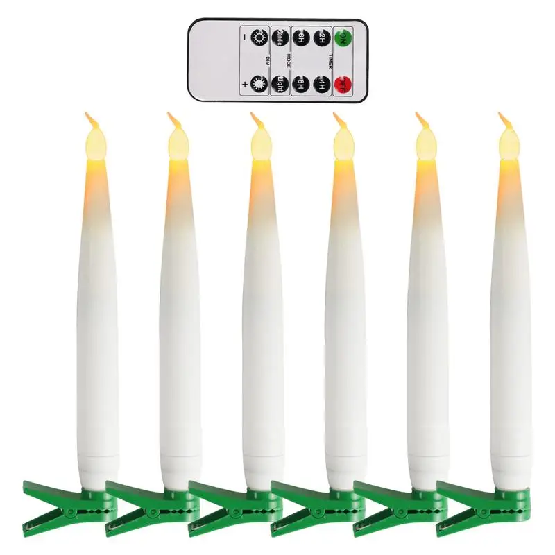 Flameless LED Candles Tea Lights LED Flickering Fake Candle Lights LED Flickering Fake Candle For Windowsills Mantels Holiday