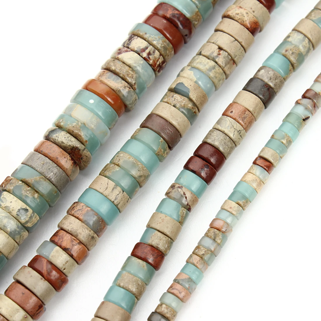 Snakeskin Natural Stone Beads Spacer Beads 4/6/8/10mm Flat/round Loose Spacer Beads For Jewelry Making Bracelet Diy Accessories